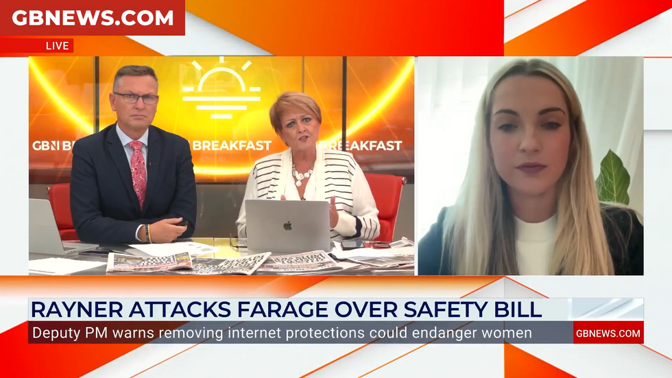 \u200bRosie Wrighting joined Stephen Dixon and Anne Diamond on GB News