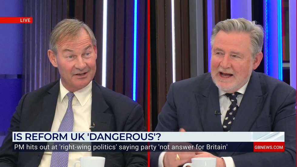 \u200bRupert Lowe and Barry Gardiner clashed on GB News