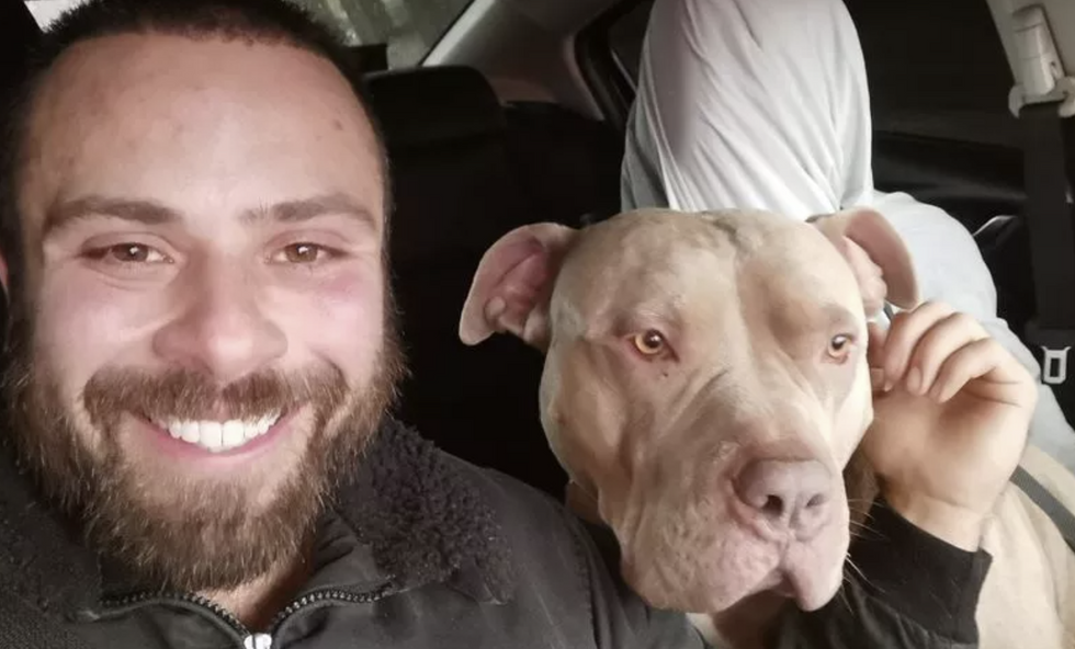 \u200bSammy Wilkinson and a dog