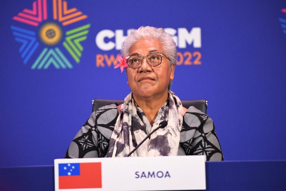 \u200bSamoan Prime minister Afioga Fiame Naomi Mata'afa