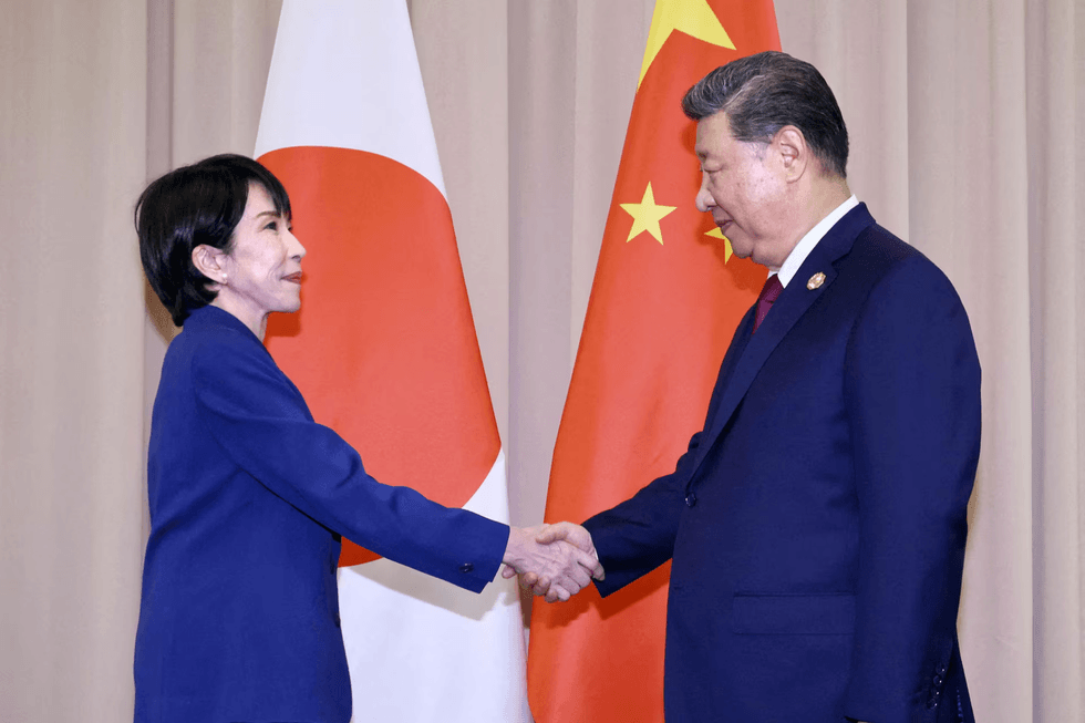 \u200bSanae Takaichi and Xi Jinping