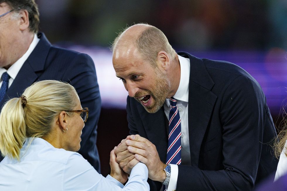 \u200bSarina Wiegman and Prince William