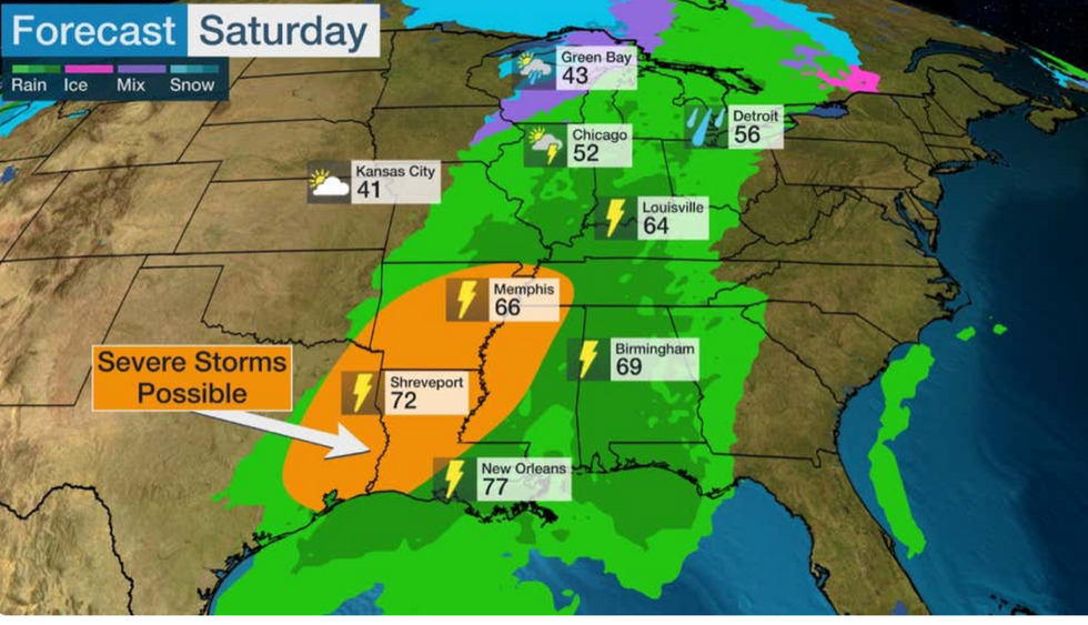\u200bSevere storms hit at the weekend