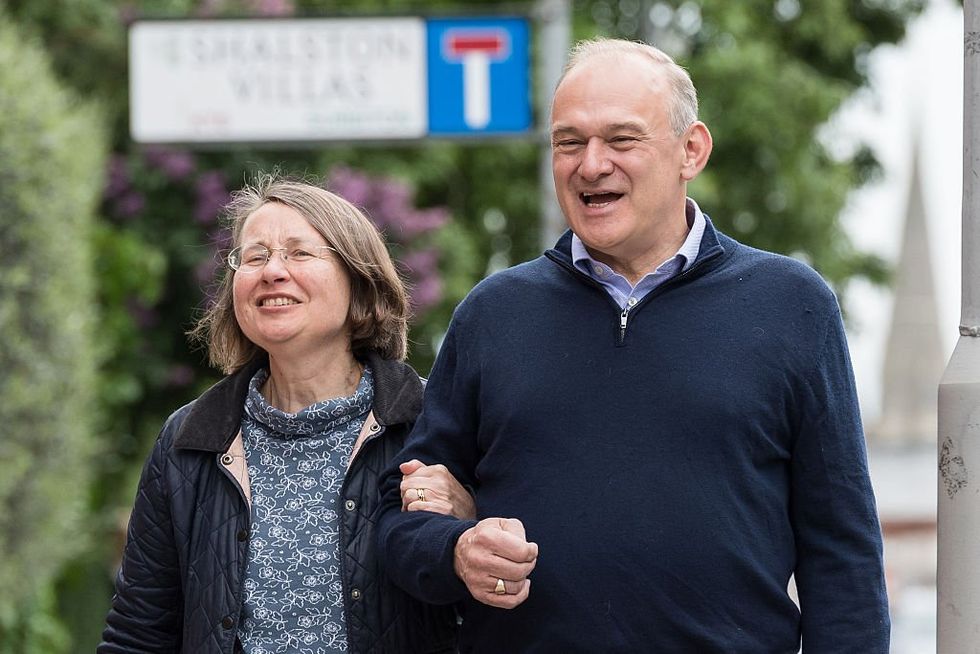 \u200bSir Ed Davey voting earlier tonight