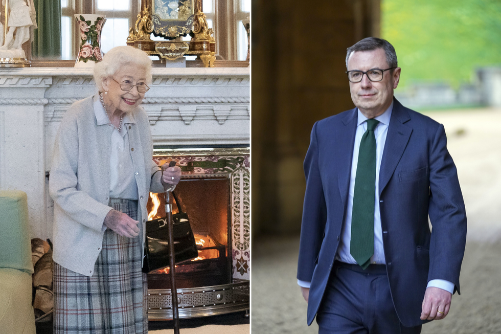 \u200bSir Edward Young penned the note shortly after the late Queen's death