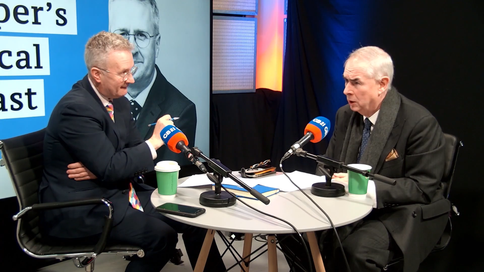 \u200bSir Geoffrey Cox speaks to Christopher Hope