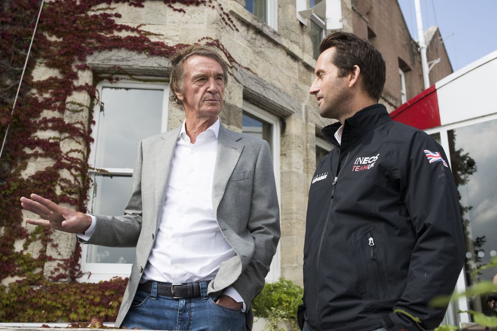 \u200b\u200bSir Jim Ratcliffe e Sir Ben Ainslie