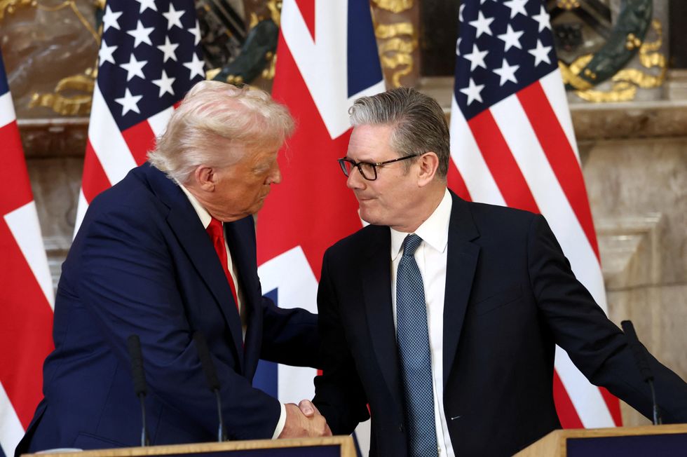 \u200bSir Keir Starmer and Donald Trump