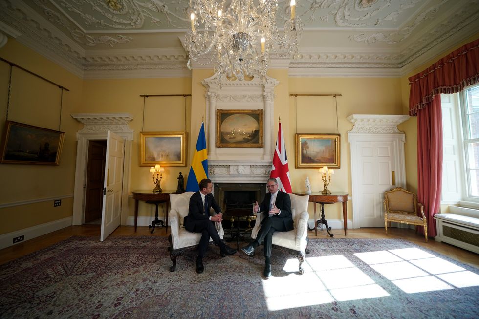 \u200bSir Keir Starmer and Swedish Prime Minister Ulf Kristersson