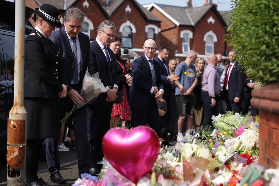 \u200bSir Keir Starmer attending a memorial