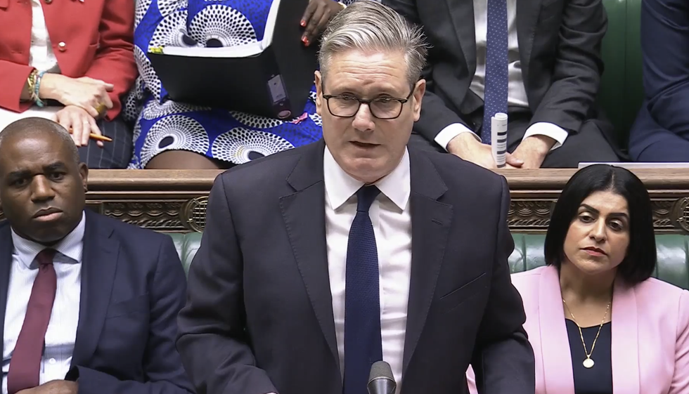 \u200bSir Keir Starmer briefly addressed Tommy Robinson's case