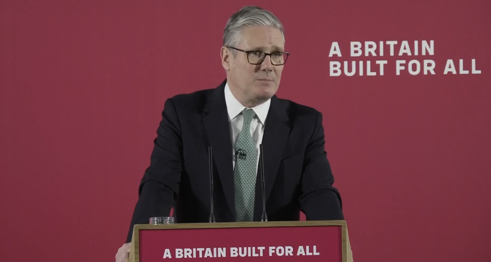 \u200bSir Keir Starmer holds a press conference