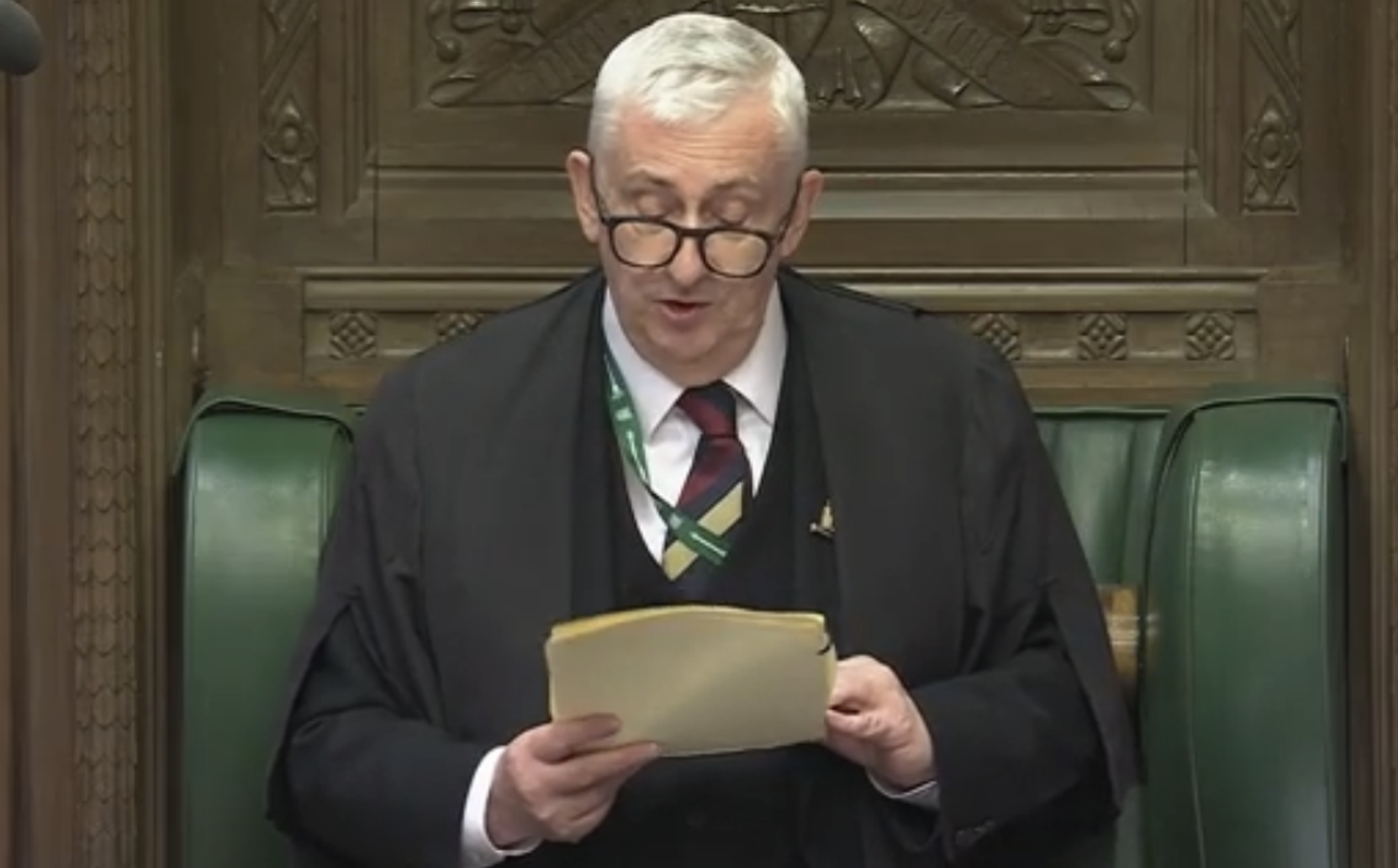 \u200bSir Lindsay Hoyle