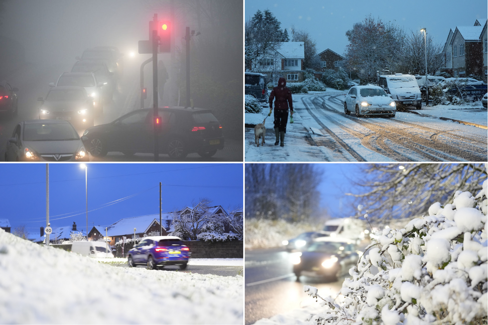 \u200bSnow has caused travel chaos overnight