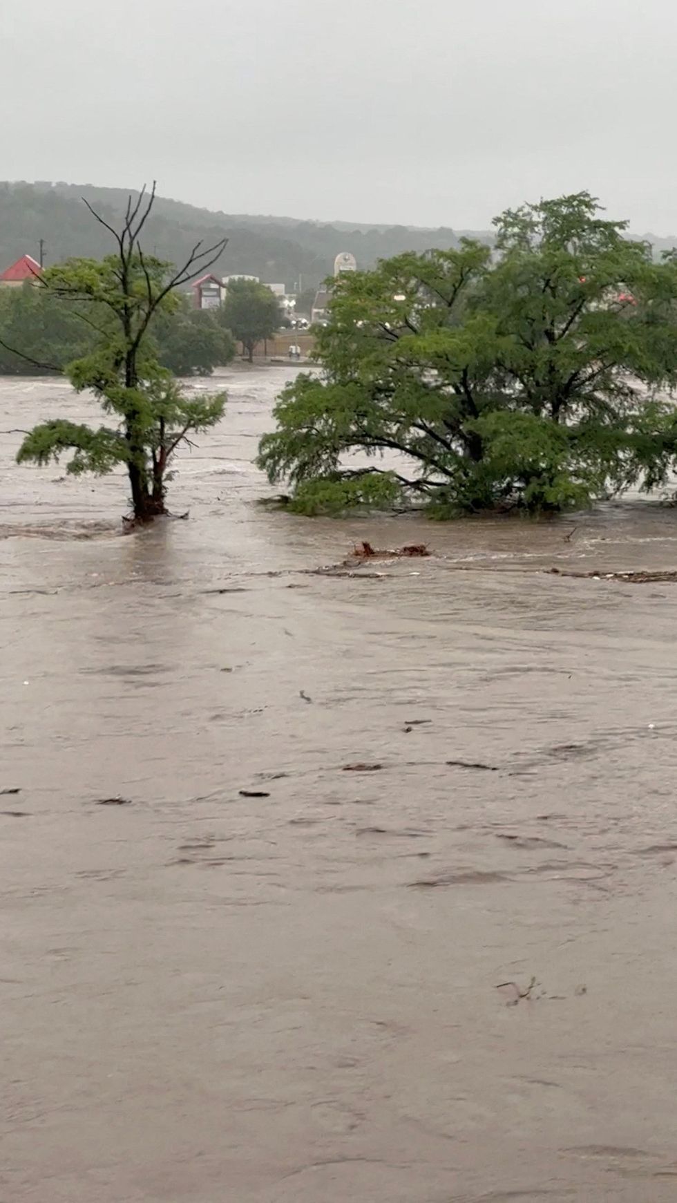\u200bSome 10 inches (25cm) of rainfall occurred in just a few hours overnight