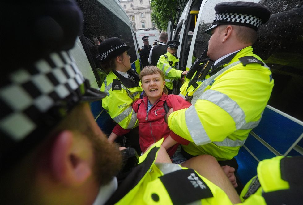 \u200bSome 55 people were arrested in London