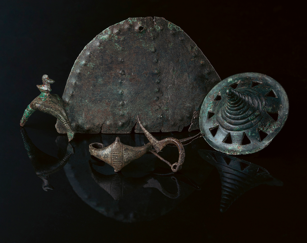 \u200bSome of the metal artifacts from the Early Iron Age discovered on Soml\u00f3 Hill