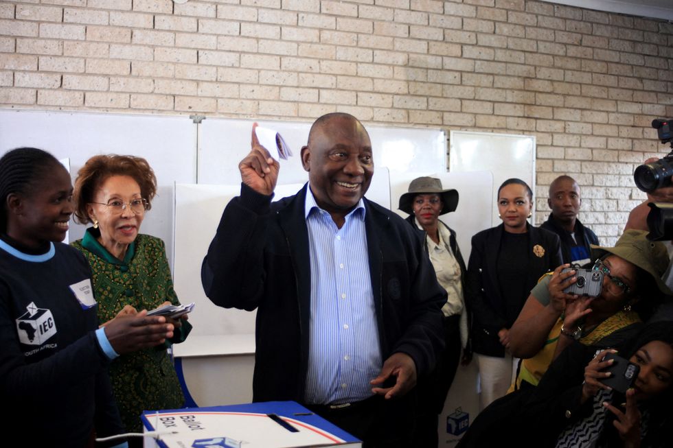 \u200bSouth African president Cyril Ramaphosa