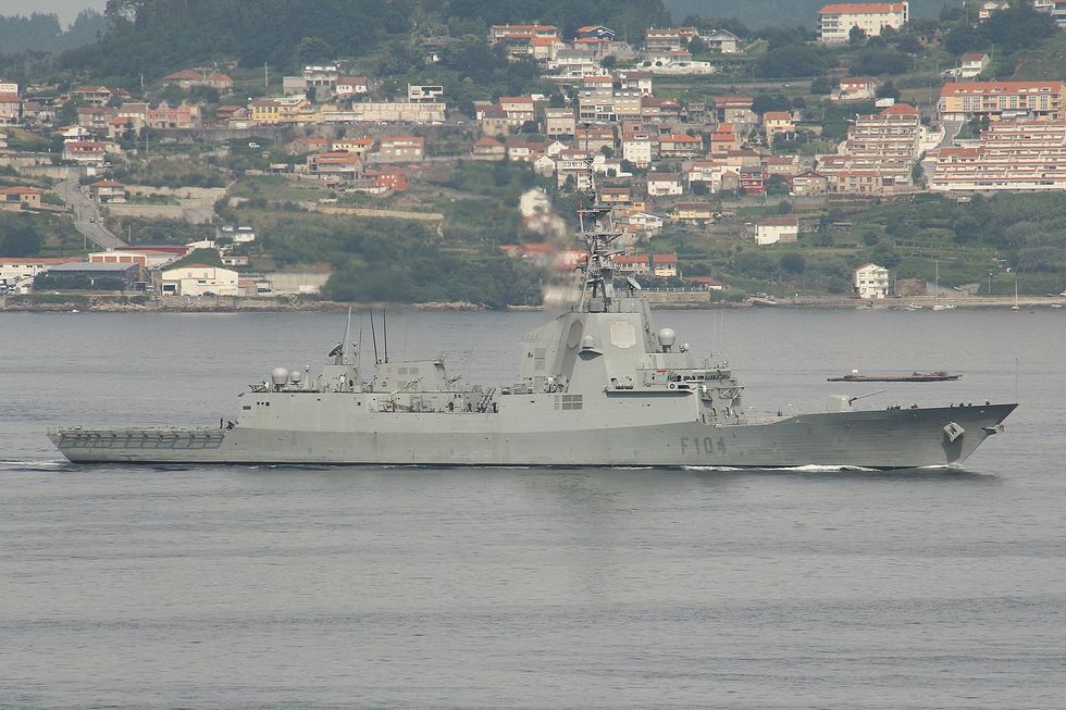 \u200bSpain's frigate Mendez Nu\u00f1ez