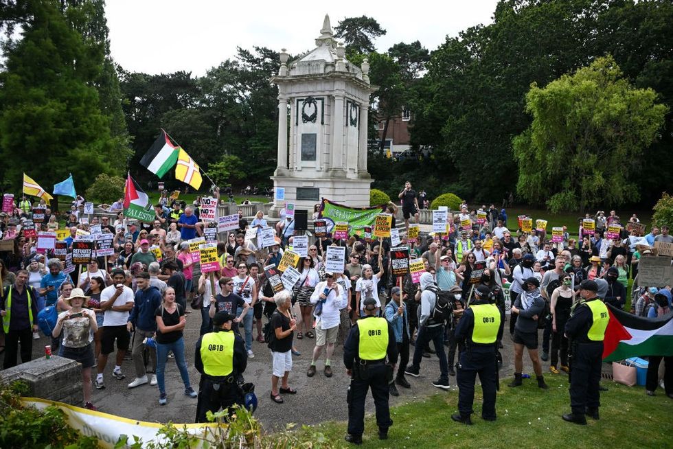 \u200bStand Up To Racism protests broke out in Bournemouth the week of the incident