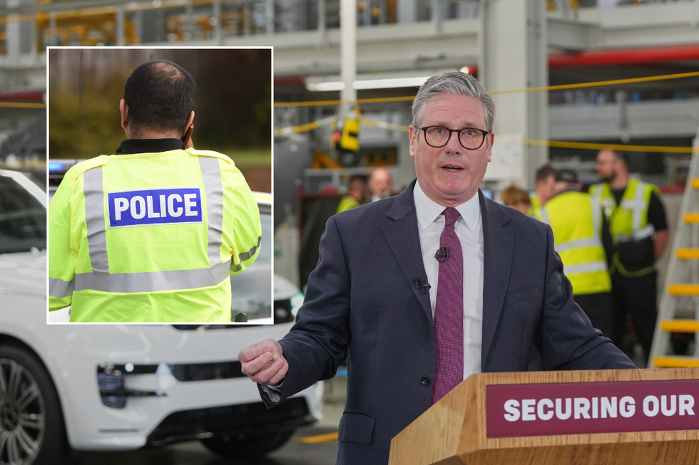 \u200bStarmer has announced plans for "more bobbies on the beat"