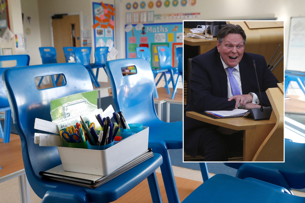 \u200bStephen Kerr MSP accused the government of indoctrinating teachers
