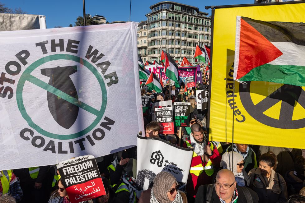 \u200bStop the War Coalition placards