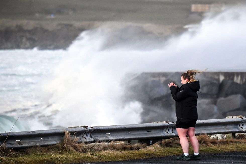 \u200bStrong winds battered Northern Scotland