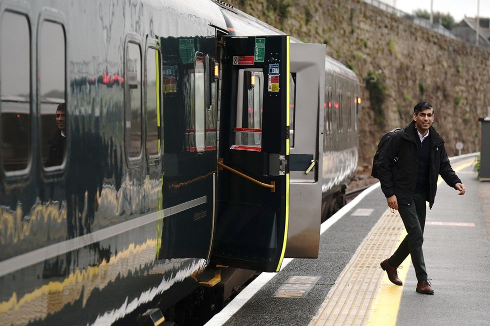 \u200bSunak arrives in Cornwall today