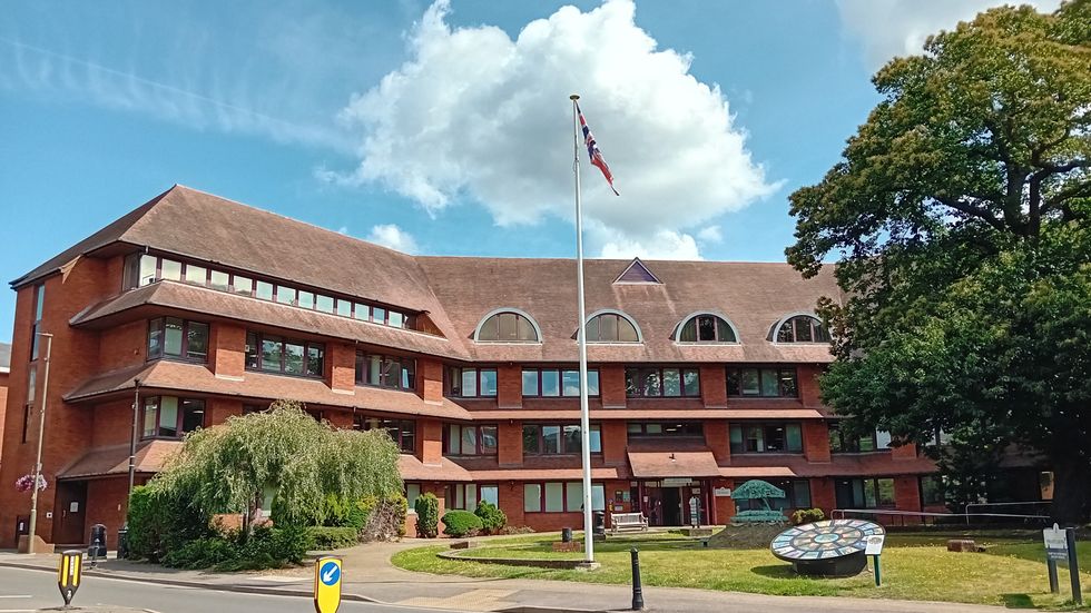 \u200bSurrey Heath Council sent the notice