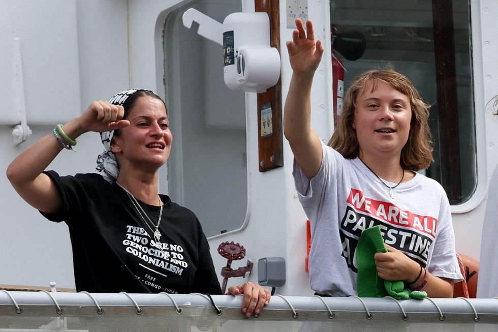 \u200bSwedish activist Greta Thunberg was forced to turn back on the first attempt