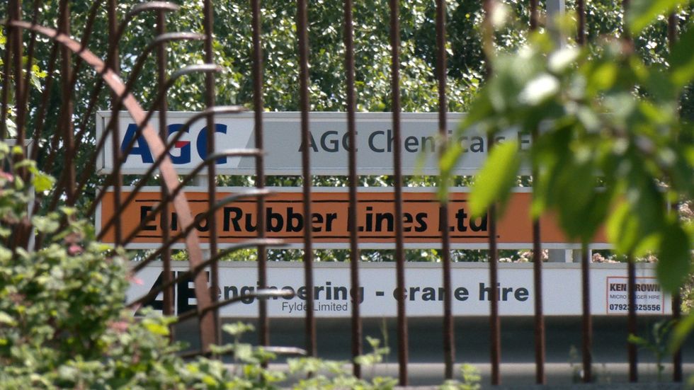 \u200bTaken outside the Hillside site, where AGC Chemicals Europe is based
