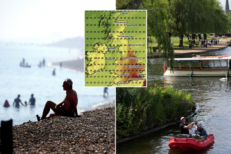 \u200bTemperatures are set to rise across the UK