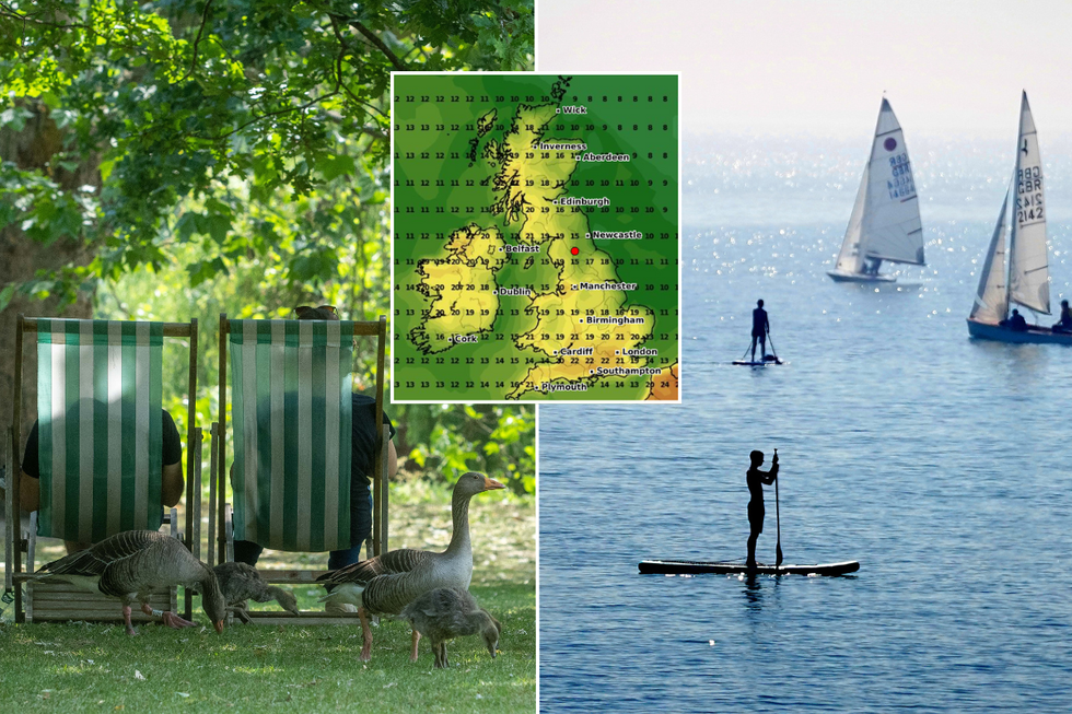 \u200bTemperatures are set to rise in the UK over the next week