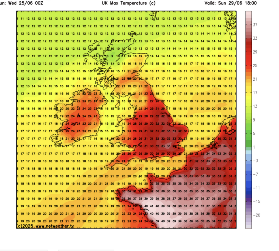 \u200bTemperatures up again this weekend