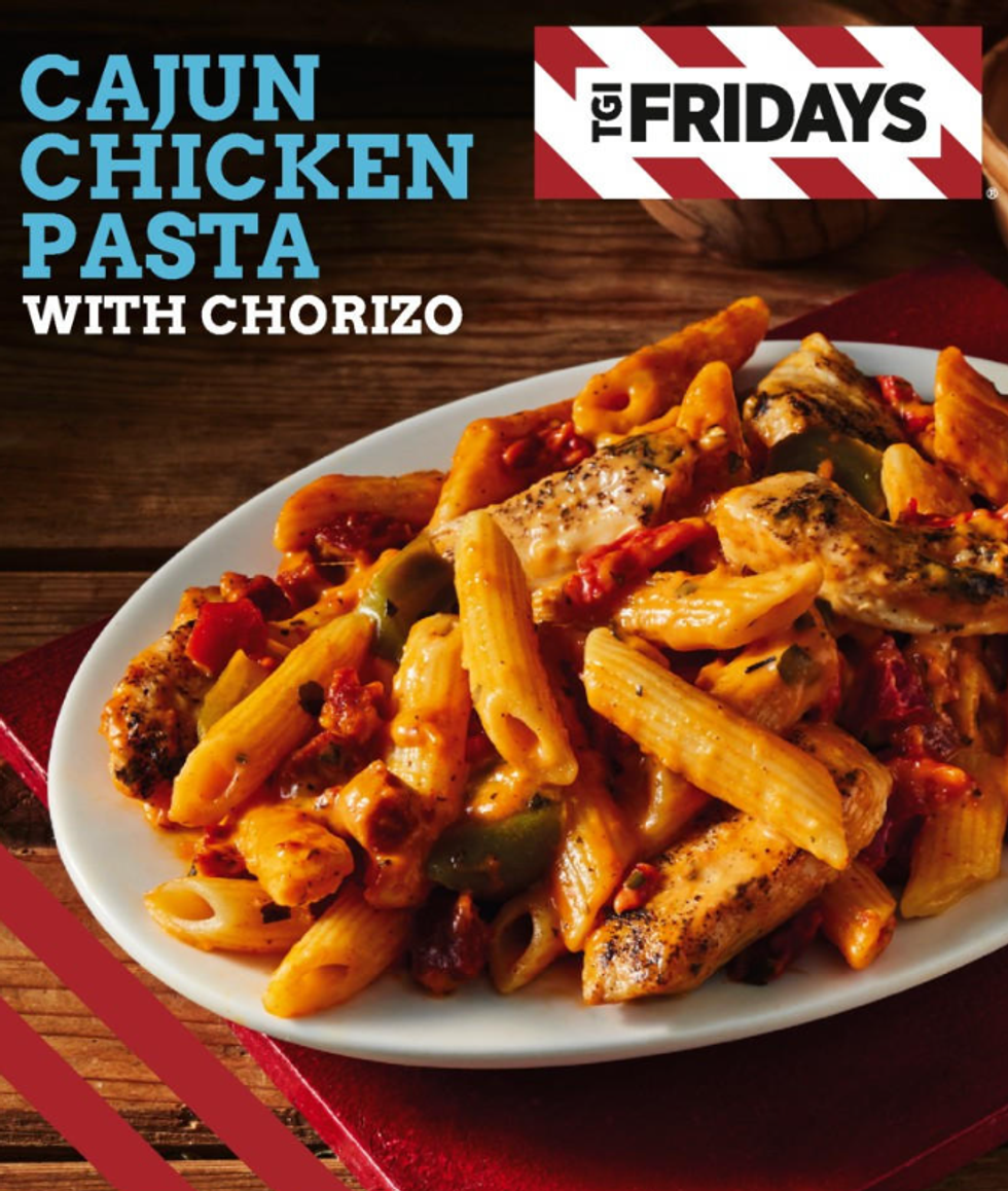 \u200bTGI Cajun Chicken Pasta with Chorizo