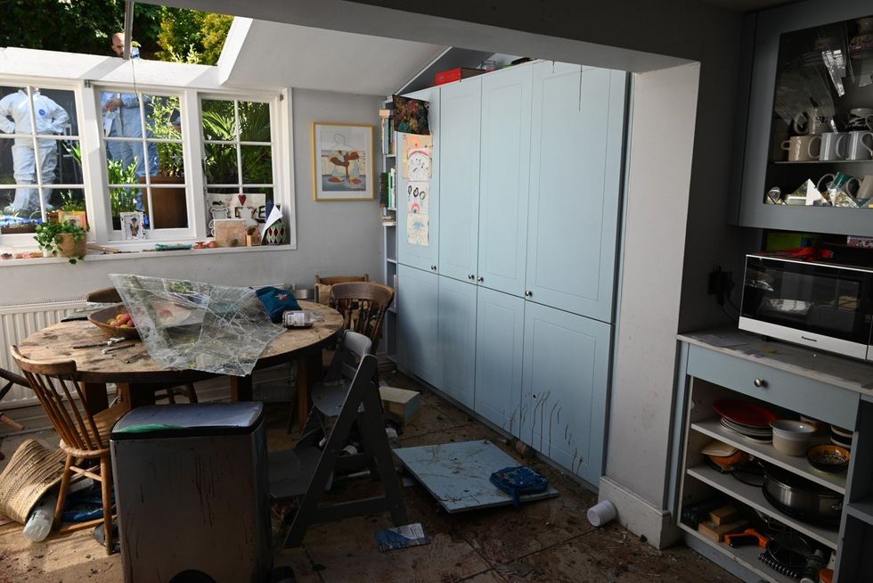 \u200bThe aftermath of the explosion