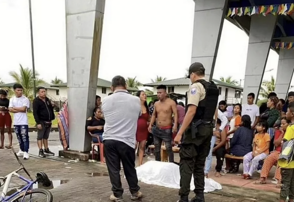 \u200bThe aftermath of the incident in Ecuador
