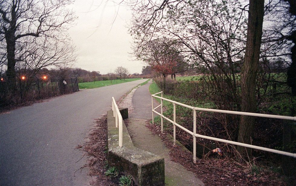 \u200bThe approach road to Gullivers World, Theme Park, Warrington