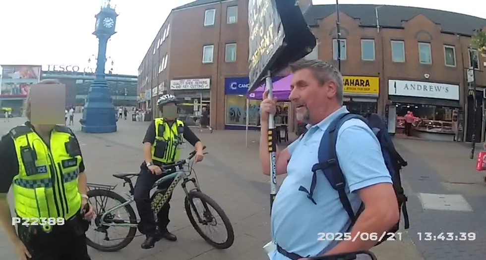 \u200bThe arrest was captured by a police bodyworn camera