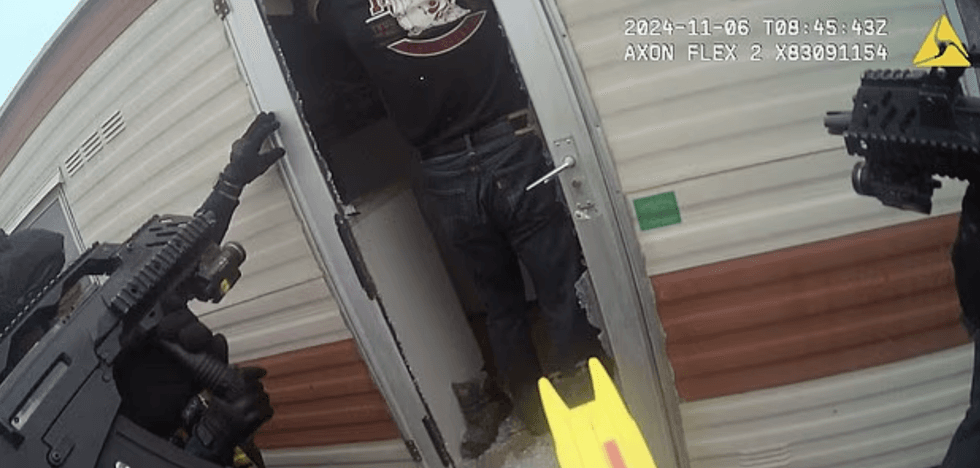 \u200bThe arrests were made at the caravan park