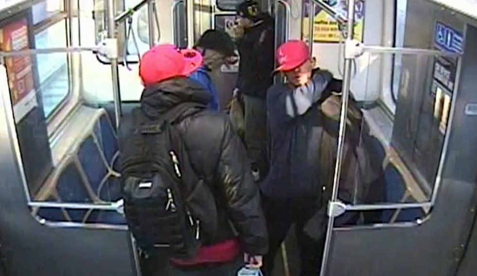 \u200bThe attack took place on a Chicago train
