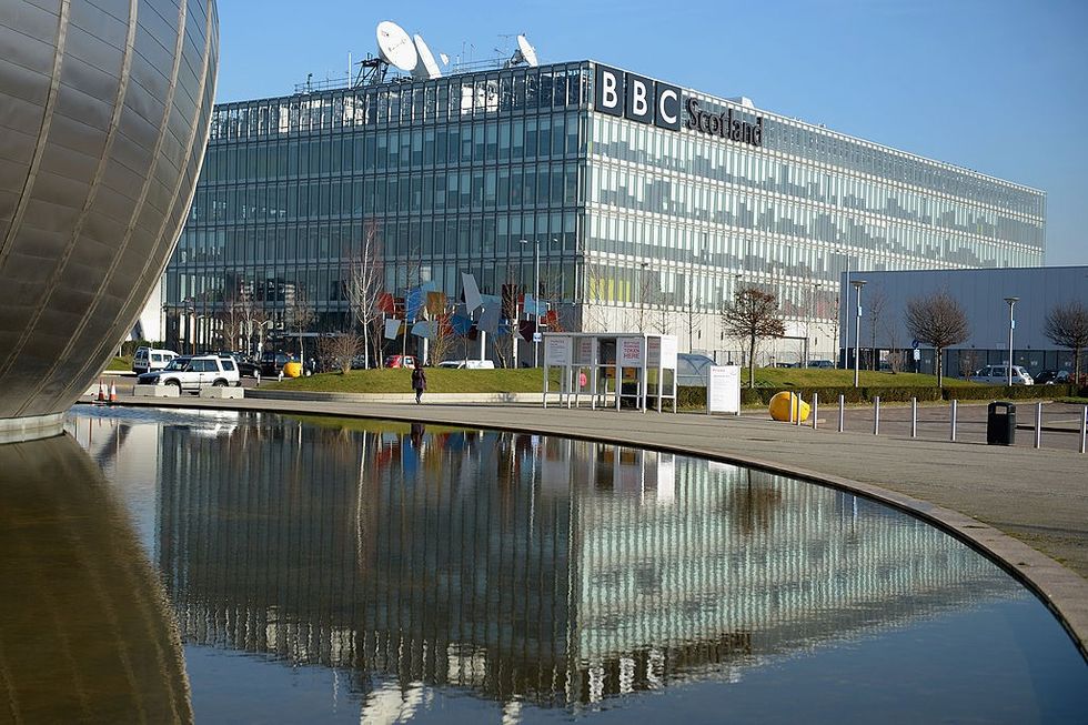 \u200bThe BBC Scotland studio in Glasgow