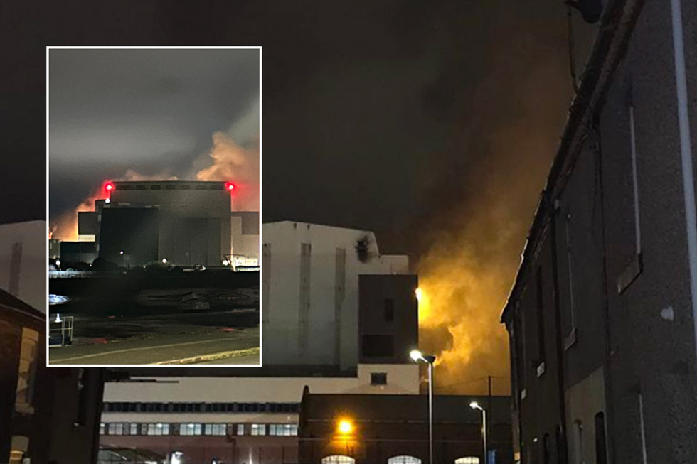 \u200bThe blaze broke out