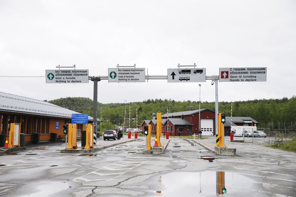 \u200bThe border crossing between Norway and Russia