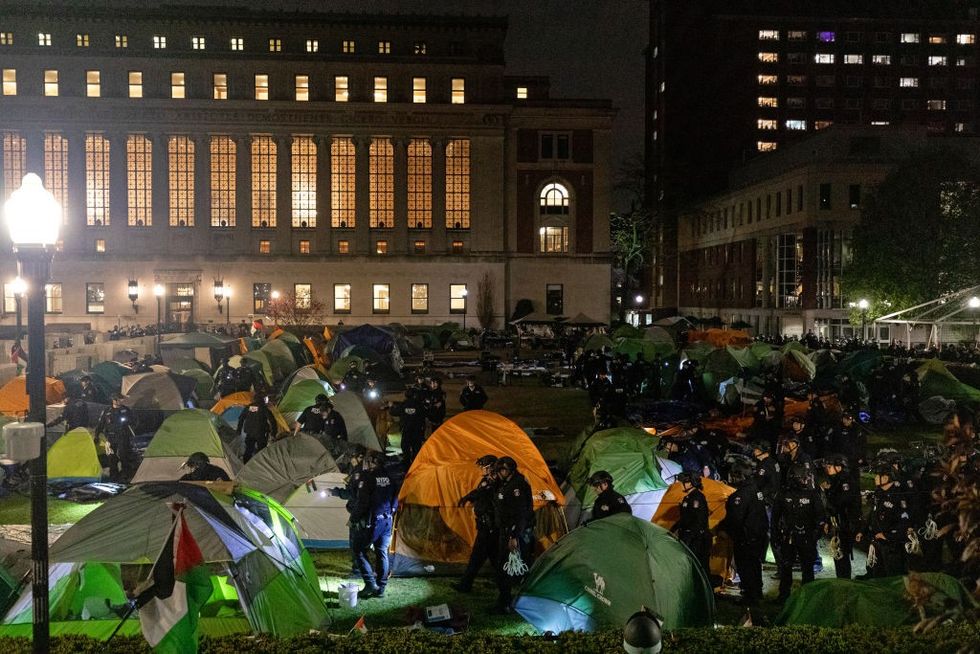 \u200bThe camp on the New York City campus