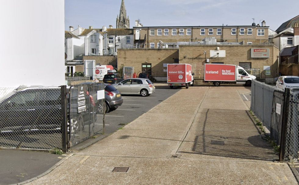 \u200bThe car park where Samms had parked his car