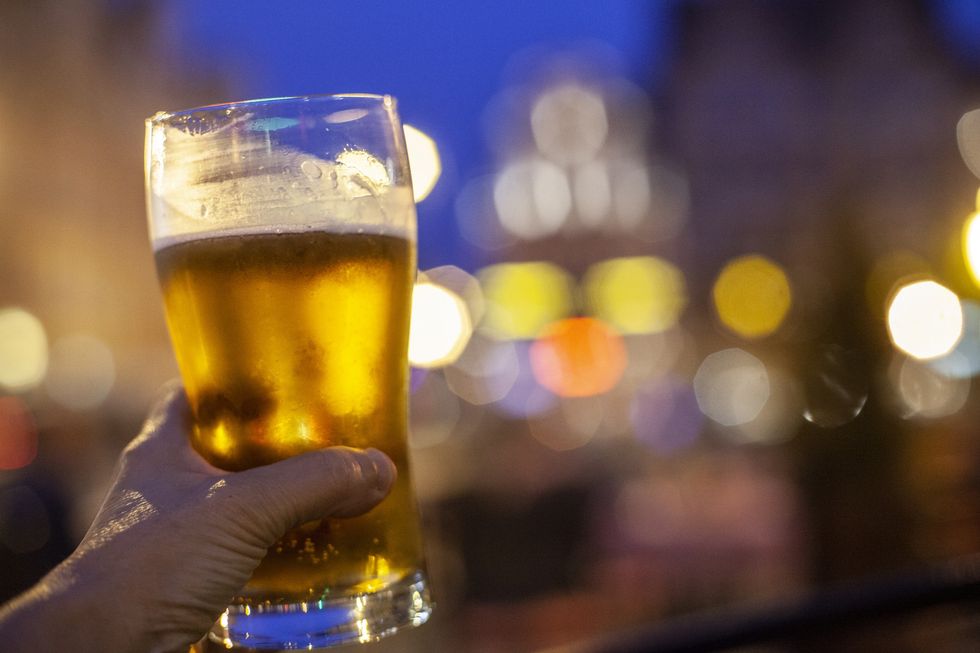 \u200bThe Chancellor said the announcement would mean a penny off a pint at the pub