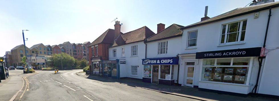 \u200bThe Chippy is located in Egham, Surrey