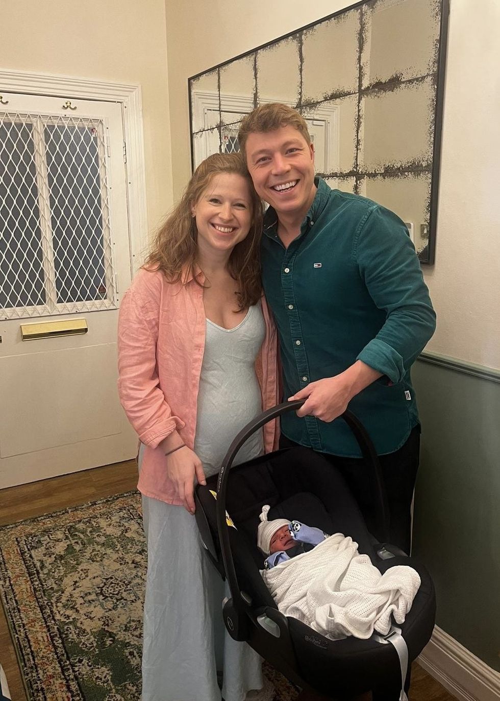 \u200bThe Christys with baby George